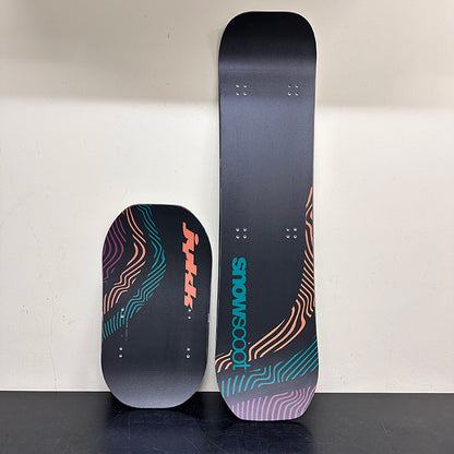 [Used & Serviced] SNOWSCOOT JYKK Type-G2 Front Medium / Rear Hard Combo [Wide Board] – Jykk Japan Board Set