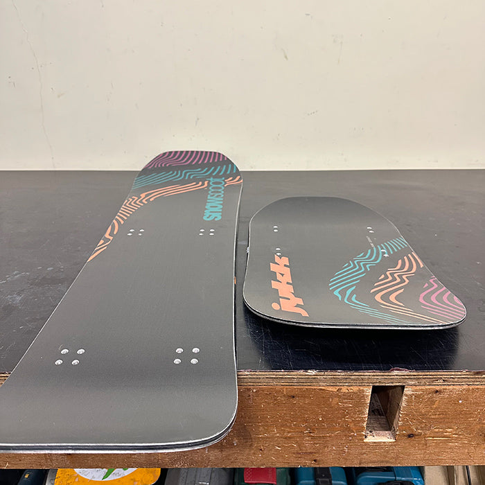 [Used & Serviced] SNOWSCOOT JYKK Type-G2 Front Medium / Rear Hard Combo [Wide Board] – Jykk Japan Board Set