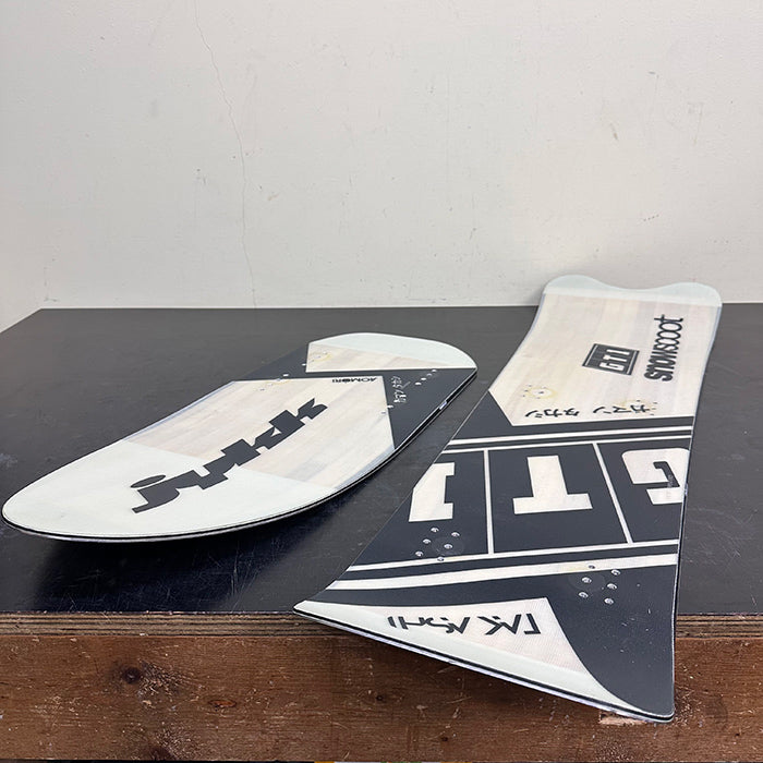 [Next-Gen Wide Board / Like-New] JYKK SNOWSCOOT GT-1 WOODEN EDITION – G-Flex [Waxing Service Included]