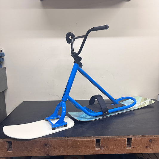 【Custom Snowscoot – Refurbished / Like-New】 SnowBikeTech “BASIC” Frame with JYKK A1 Boards