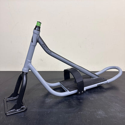 【Lightweight Frame – 4cm Extended】 SNOWSCOOT Style-A XL Grey/Black Limited Edition