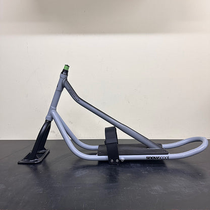 【Lightweight Frame – 4cm Extended】 SNOWSCOOT Style-A XL Grey/Black Limited Edition