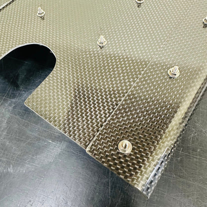 BWS Carbon 5Ply Wide Pin Deck detail