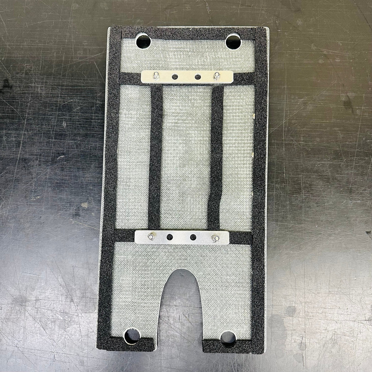 BWS Carbon Full Pin Deck underside and aluminum mounting stays