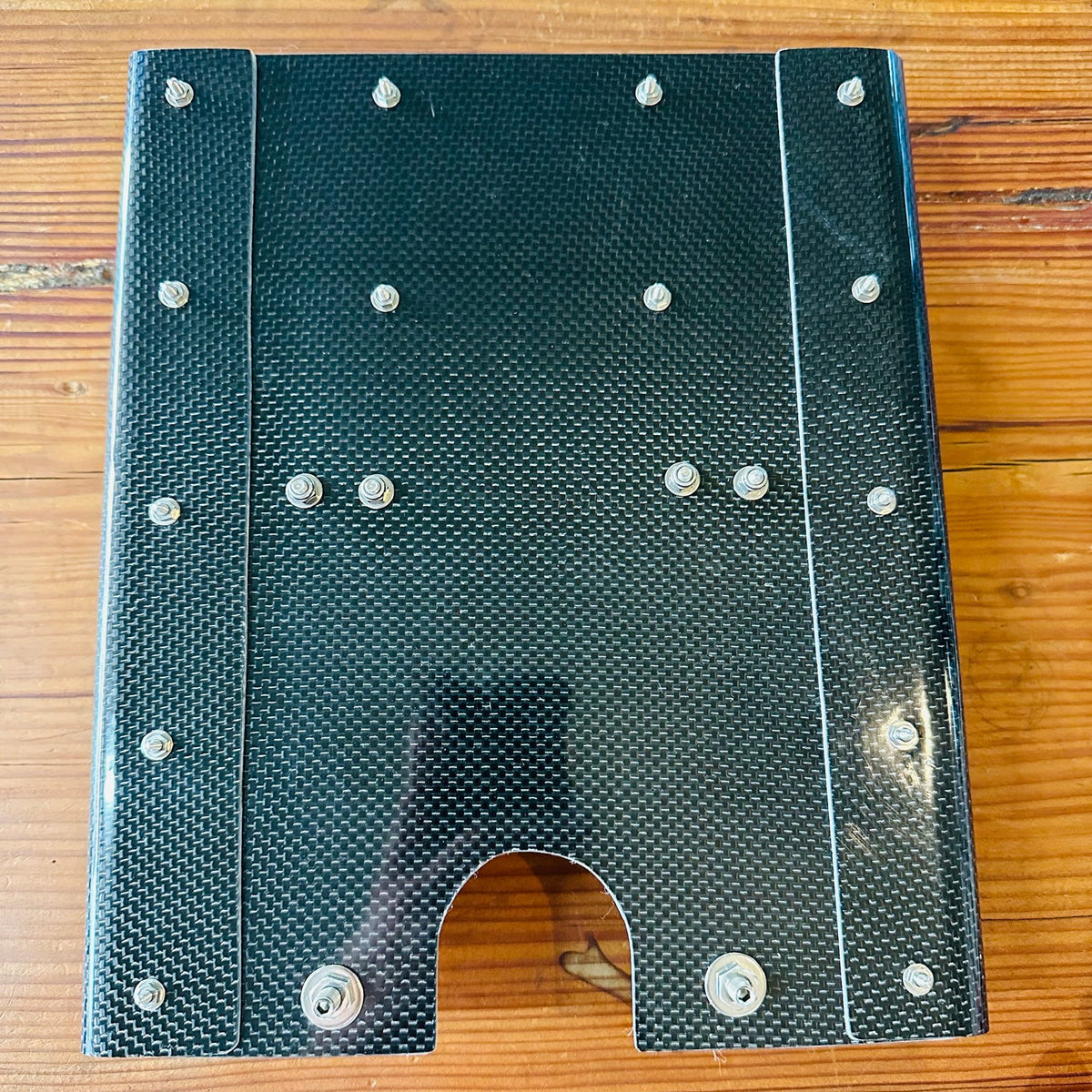BWS 2Way Carbon Wide Slope Deck ADJ with grip pins, top view