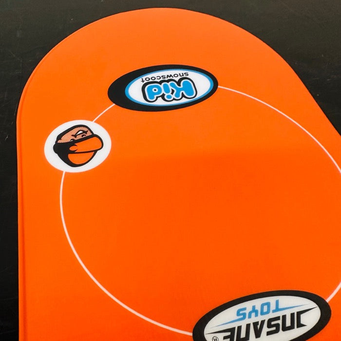 INSANE TOYS KID orange topsheet and logos