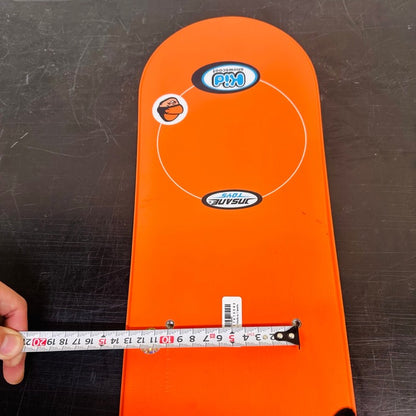 Rear board mounting holes with measuring tape, width reference