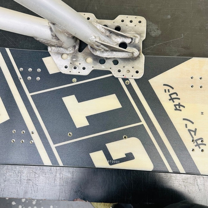 T3 frame plate shown for context only; frame not included