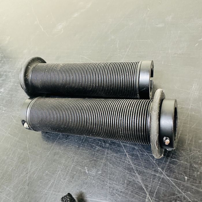 JYKK SS mushroom double-clamp lock-on grips 135mm