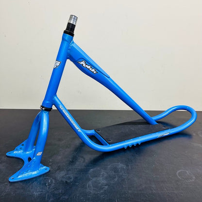 Used blue JYKK S70 frame and fork kit