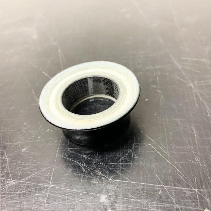 Underside of a carbon headset upper cup