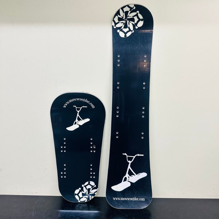SNOWSCOOT DOC M front and rear spare boards, actual item photo 1
