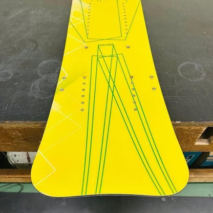Actual board, custom insert layout and topsheet