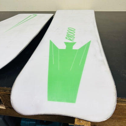 White bases and green R8000 graphic