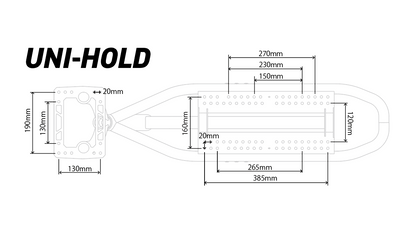 【SBT UNI-HOLD SNOWSCOOT FRAME KIT】