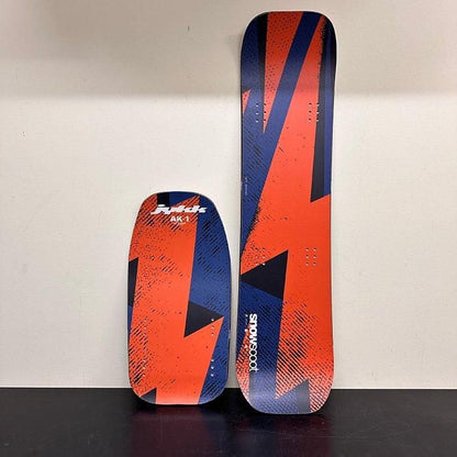 JYKK AK-1 II Medium used front and rear board set, topsheet view