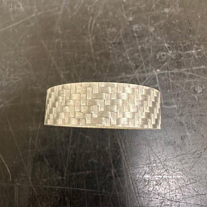 White carbon headset spacers, 5 mm and 10 mm; sold individually
